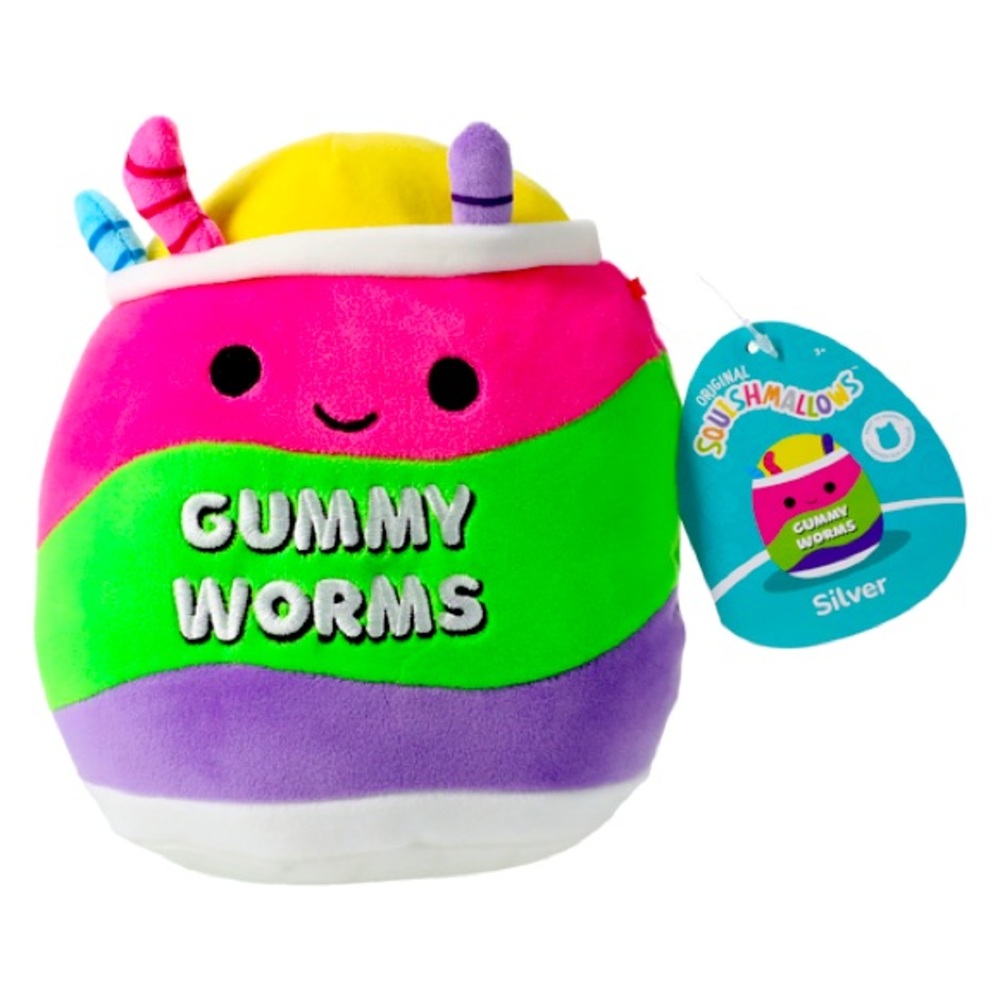 NWT Squishmallow”Silver” the Gummy Worms First to Market